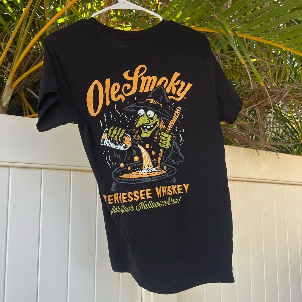 SMALL Ole Smokey Moonshine witches brew t-shirt